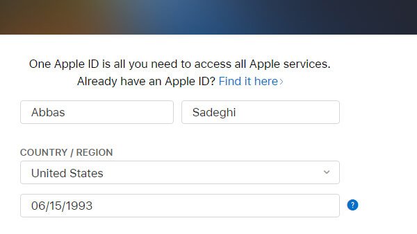 نحوه ی ساخت Apple ID |رایانه کمک تهران