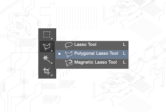 ابزار Polygonal Lasso Tool در فتوشاپ|رایانه_کمک