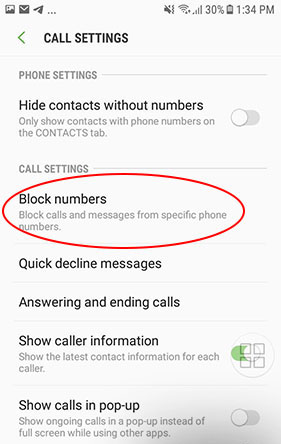 روش بلاک کردن شماره در گوشی اندرویدی | رایانه کمک تلفنی