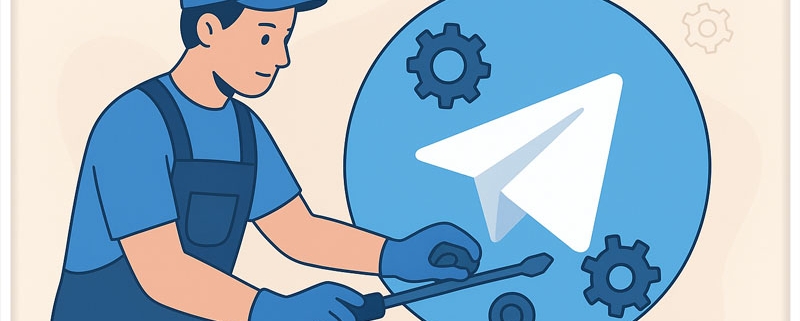 کارشناس شبکه در حال بررسی