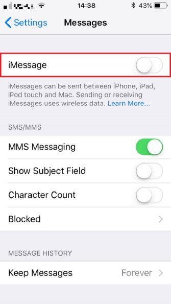 iMessage Not Delivered | رایانه کمک