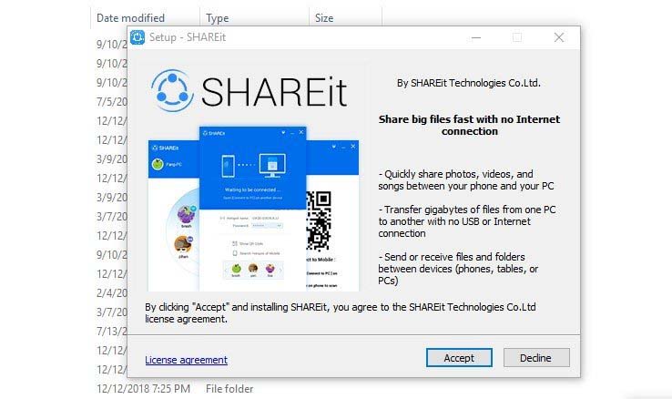 اشتراک‌گذاری فایل با شریت SHAREit - کمک کامپیوتر تلفنی